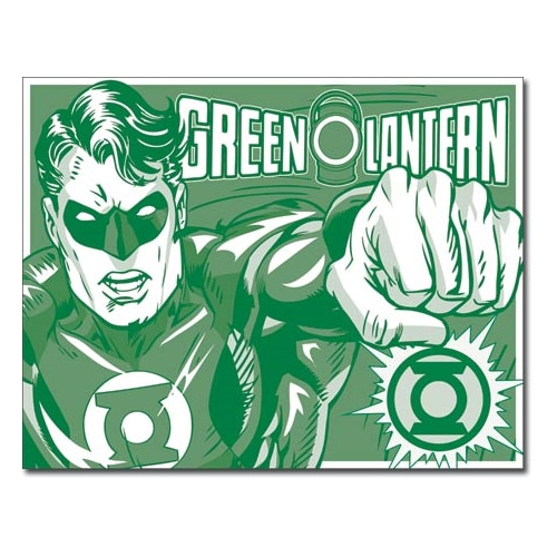 Green Lantern - Duotone 틴사인31.5x40.5cm,메탈시티