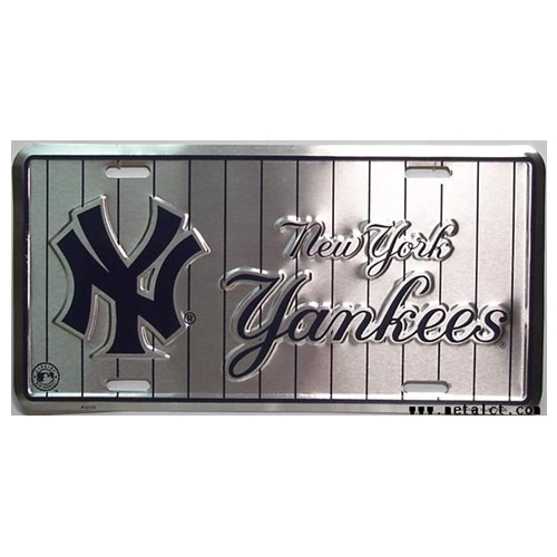 New York Yankees Pinstripe 30.5x15.0cm,메탈시티