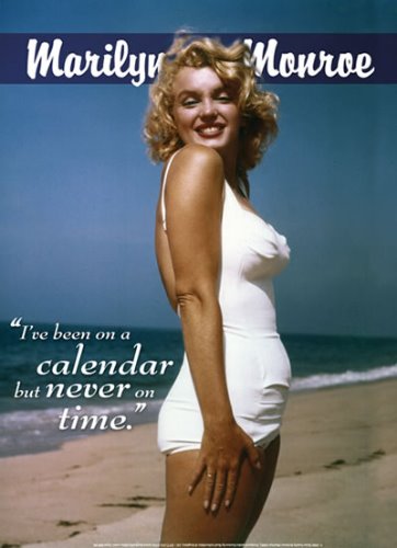 Marilyn Monroe - On a Calendar 마릴린먼로 틴사인31.5x44.5cm,메탈시티