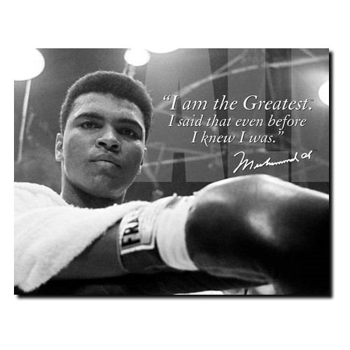 Muhammad Ali - The Greatest 알리 틴사인40.5x31.5cm,메탈시티