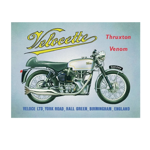 Triumph - Velocette 틴사인41.0x30.0cm,메탈시티