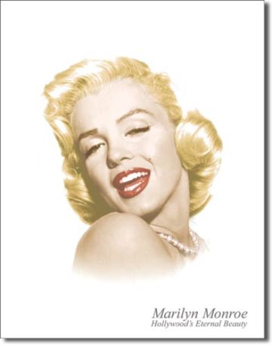 Marilyn Monroe - Eternal Beauty 마릴린먼로 틴사인31.5x40.5cm,메탈시티