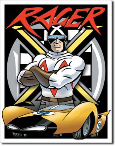 Speed Racer - Racer X 틴사인31.5x40.5cm,메탈시티