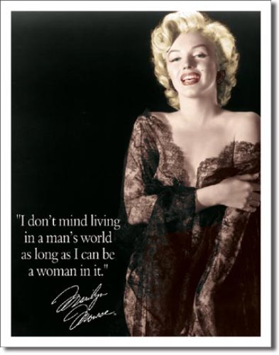 Marilyn Monroe- Man&#039;s World 마릴린먼로 틴사인31.5x40.5cm,메탈시티