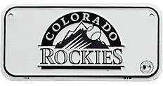 Colorado Rockies 15.0x7.5cm,메탈시티