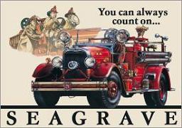 Seagrave Fire Engine 틴사인40.5x31.5cm,메탈시티
