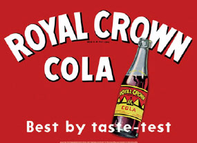 Royal Cola - Best by taste-test 틴사인44.0x31.5cm,메탈시티