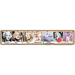 Marilyn Memories 마릴린먼로 틴사인61x12.5cm,메탈시티