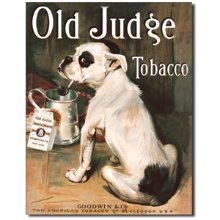 Old Judge Tobacco 담배 틴사인31.5x40.5cm,메탈시티