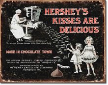 Hershey&#039;s - Kisses 초코렛 틴사인,메탈시티