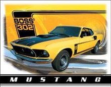 Ford Mustang Boss 302 틴사인40.5x31.5cm,메탈시티