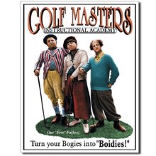 Three Stooges - Golf Masters 틴사인31.5x40.5cm,메탈시티