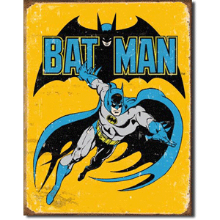 Batman - Retro 배트맨 틴사인31.5x40.5cm,메탈시티