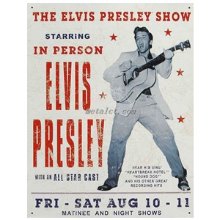 Elvis Presley Show 엘비스 틴사인31.5x40.5cm,메탈시티