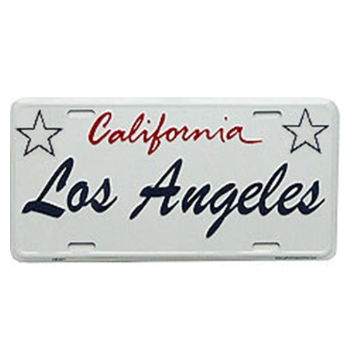 Los Angeles California 30.0x15.0cm,메탈시티