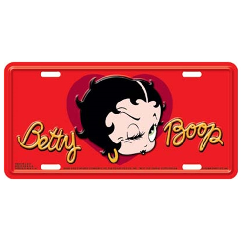 Betty Boop - Red30.5x15.0cm,메탈시티