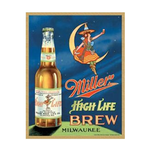 Miller - High Life Brew 밀러 맥주 틴사인31.5x40.5cm,메탈시티