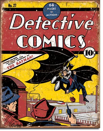 Detective Comics No27 틴사인31.5x40.5cm,메탈시티