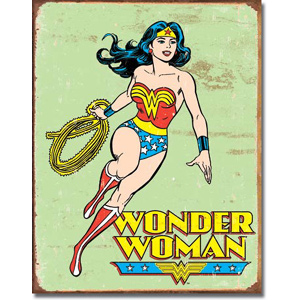 Wonder Woman Retro 원더우먼 틴사인31.5x40.5cm,메탈시티