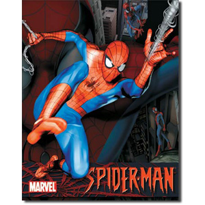 Marvel - Spiderman 스파이더맨 틴사인31.5x40.5cm,메탈시티