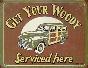 Woody Service - Moore 틴사인40.5x31.5cm,메탈시티