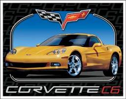 Corvette C6 틴사인40.5x31.5cm,메탈시티