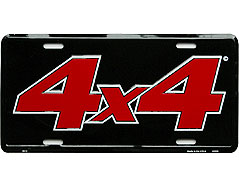 4X4 - Black30.5x15.0cm,메탈시티