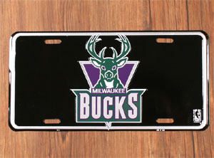 Milwaukee Bucks30.5x15.0cm,메탈시티