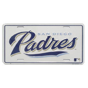 San Diego Padres - White 30.5x15.0cm,메탈시티