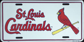 St Louis Cardinals  30.0x15.0cm,메탈시티