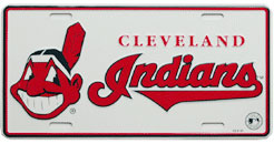 Cleveland Indians 30.5x15.0cm,메탈시티
