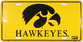 University of Iowa-HawkEyes 30.5x15.0cm,메탈시티