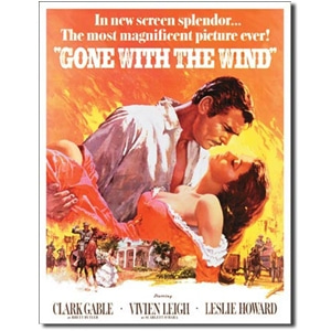 Gone with the Wind Poster 바람과 틴사인31.5x40.5cm,메탈시티