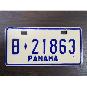파나마 오토바이 번호판20.0x8.0cm,메탈시티
