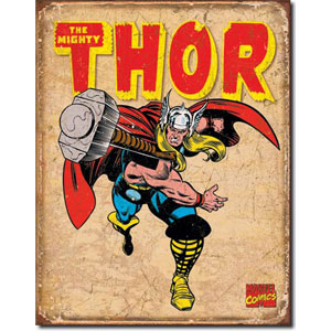 Thor Retro 토르 틴사인31.5x40.5cm,메탈시티