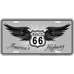 Rt 66 Americas Highway30.5x15.0cm,메탈시티