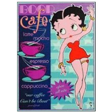 Betty Boop Cafe 베티붑 틴사인30.5x38.5cm,메탈시티