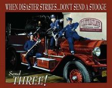 Three Stooges Fire Department 틴사인40.5x31.5cm,메탈시티